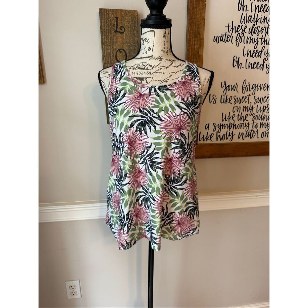 Tommy Bahama Women's Tropical Sleeveless Sleepwear Tank Top Multicolor Size S/M